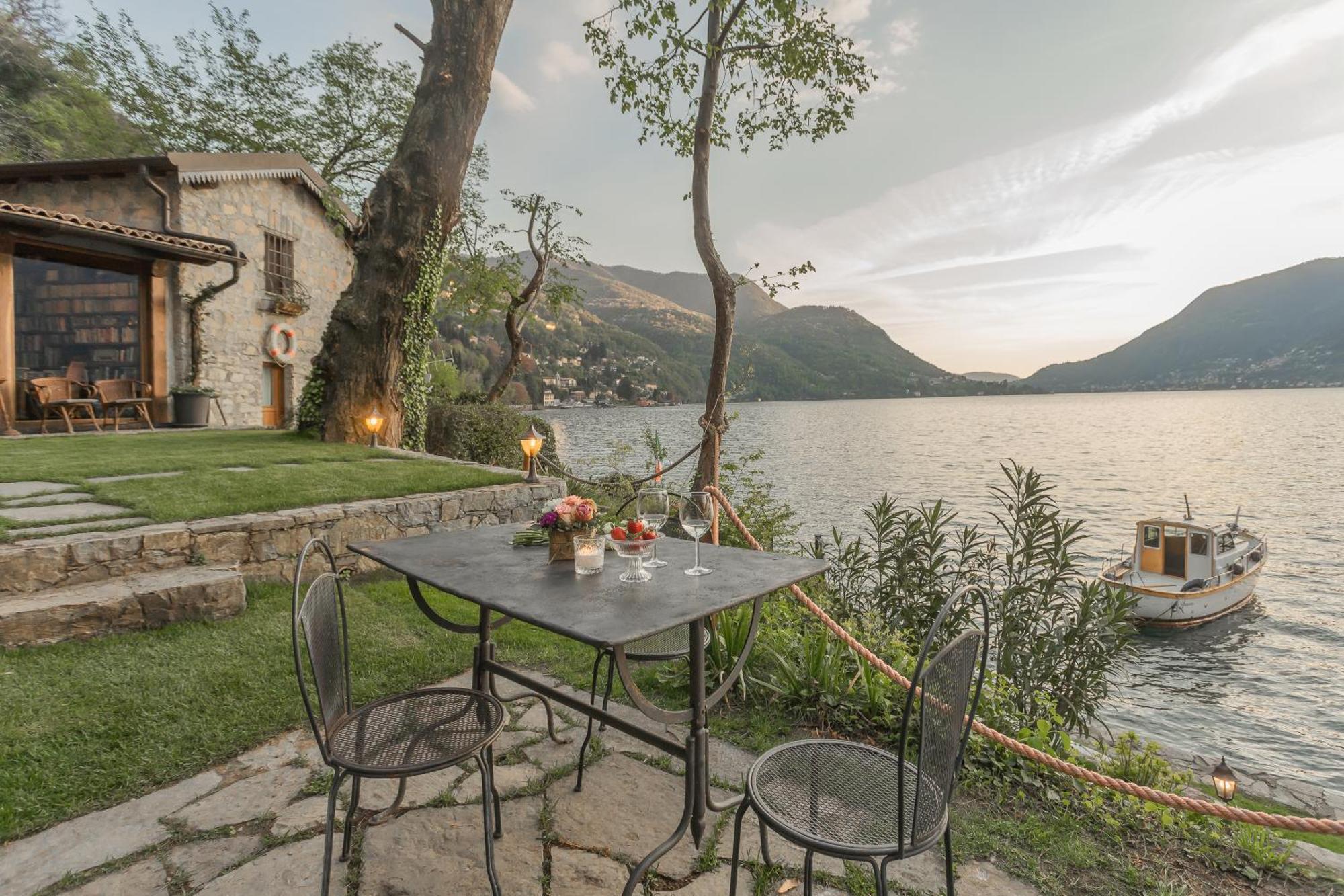 The Writer'S Nest Waterfront Villa By Rent All Como Faggeto Lario Εξωτερικό φωτογραφία